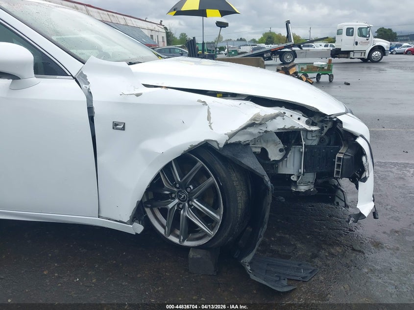 2015 Lexus Is 2.5 Is 250 white Lot 111044836704 Vin JTHBF1D22F5081389