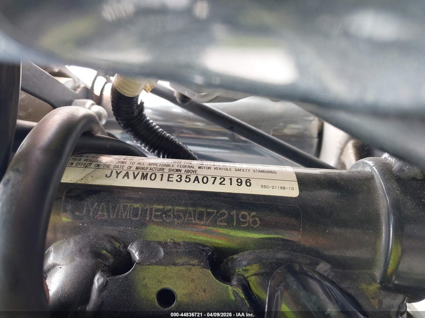 2005 Yamaha Xvs65 A VIN: JYAVM01E35A072196 Lot: 44836721