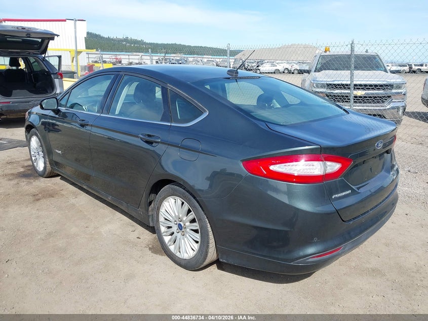 2015 Ford Fusion 2.0 Hybrid Se green Lot 111044836734 Vin 3FA6P0LU8FR131857