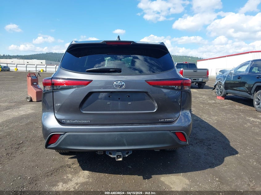 2022 Toyota Highlander Le VIN: 5TDBZRBH0NS163175 Lot: 44836824