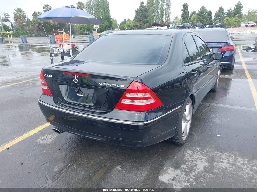 2004 Mercedes-Benz C 230 Kompressor Sport/Sport VIN: WDBRF40J54F544663 Lot: 44836829