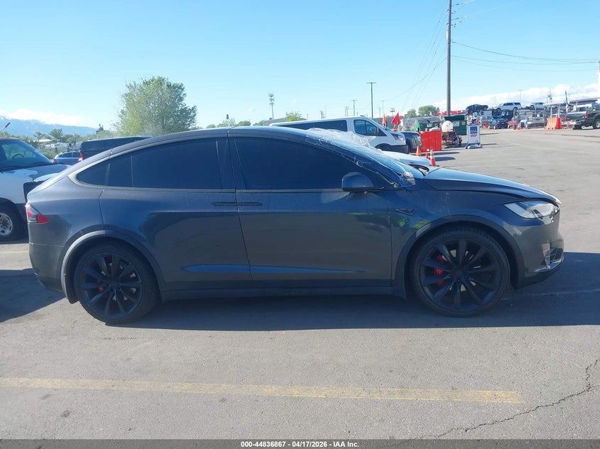 2016 Tesla Model x 60D/P100D/P90D grey Lot 111044836867 Vin 5YJXCAE43GFS00745