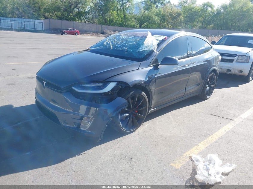 2016 Tesla Model x 60D/P100D/P90D grey Lot 111044836867 Vin 5YJXCAE43GFS00745