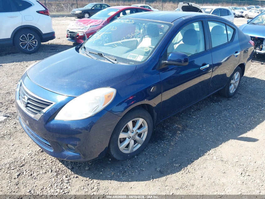 2012 Nissan Versa 1.6 1.6 Sl blue Lot 111044836955 Vin 3N1CN7AP5CL825657