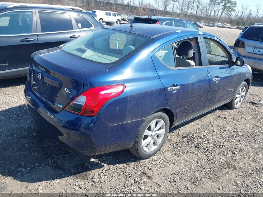 2012 Nissan Versa 1.6 1.6 Sl blue Lot 111044836955 Vin 3N1CN7AP5CL825657