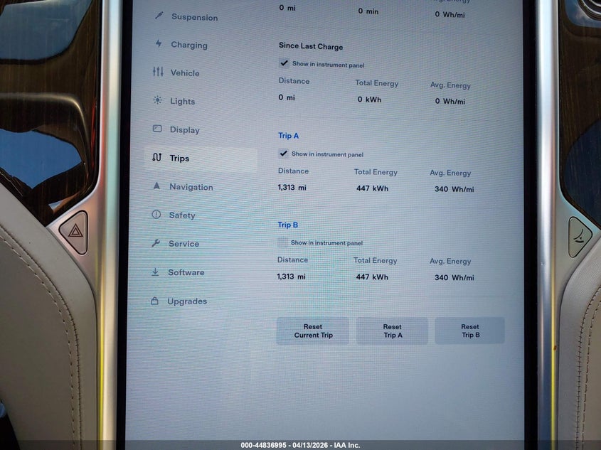 2013 Tesla Model S Performance VIN: 5YJSA1DP8DFP05798 Lot: 44836995