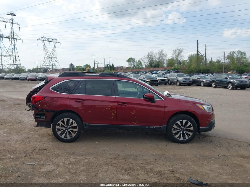2016 Subaru Outback 2.5I Limited VIN: 4S4BSANC5G3348456 Lot: 44837144