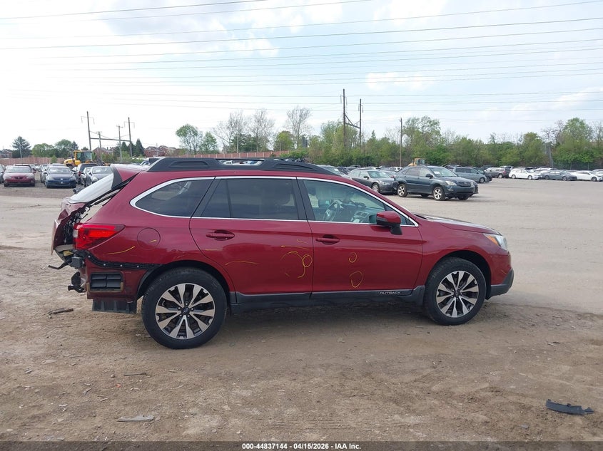 2016 Subaru Outback 2.5I Limited VIN: 4S4BSANC5G3348456 Lot: 44837144