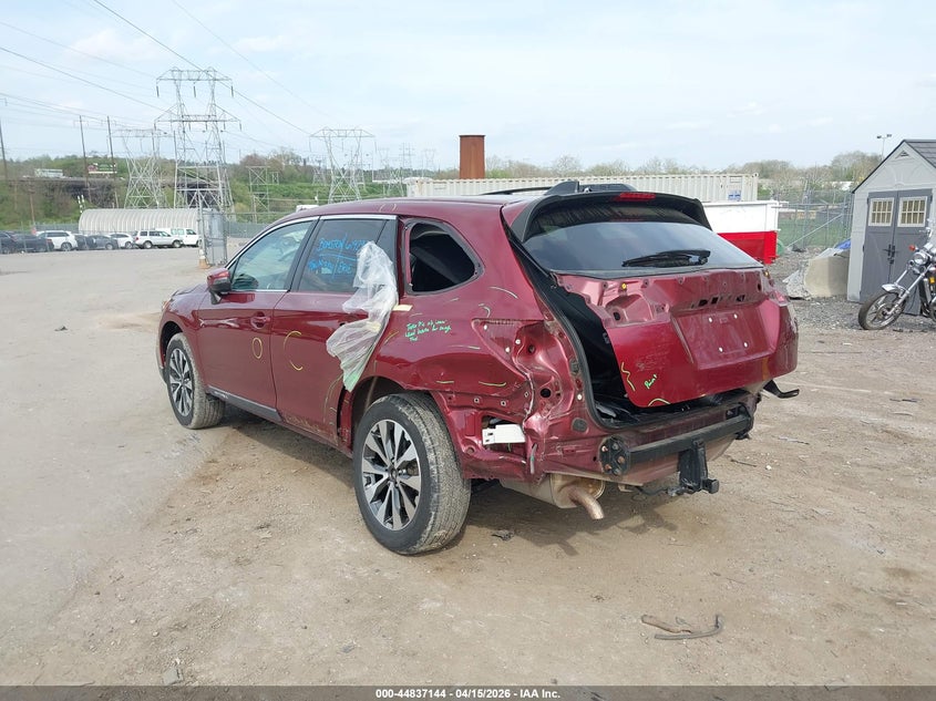 2016 Subaru Outback 2.5I Limited VIN: 4S4BSANC5G3348456 Lot: 44837144