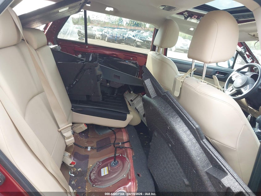 2016 Subaru Outback 2.5I Limited VIN: 4S4BSANC5G3348456 Lot: 44837144