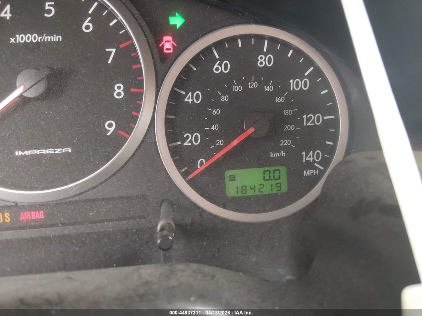 2004 Subaru Impreza Wrx VIN: JF1GD29664G517120 Lot: 44837311