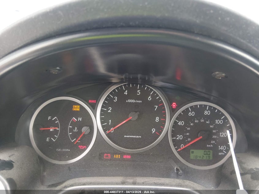 2004 Subaru Impreza Wrx VIN: JF1GD29664G517120 Lot: 44837311