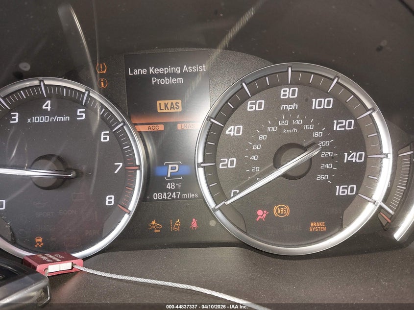 2019 Acura Mdx Advance Pkg VIN: 5J8YD4H89KL015026 Lot: 44837337