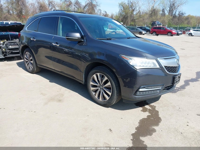 2015 Acura Mdx Technology Pkg W/Entertainment Pkg