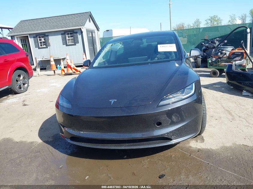 2024 Tesla Model 3 Long Range Dual Motor All-Wheel Drive grey Lot 111044837383 Vin 5YJ3E1EB1RF822206