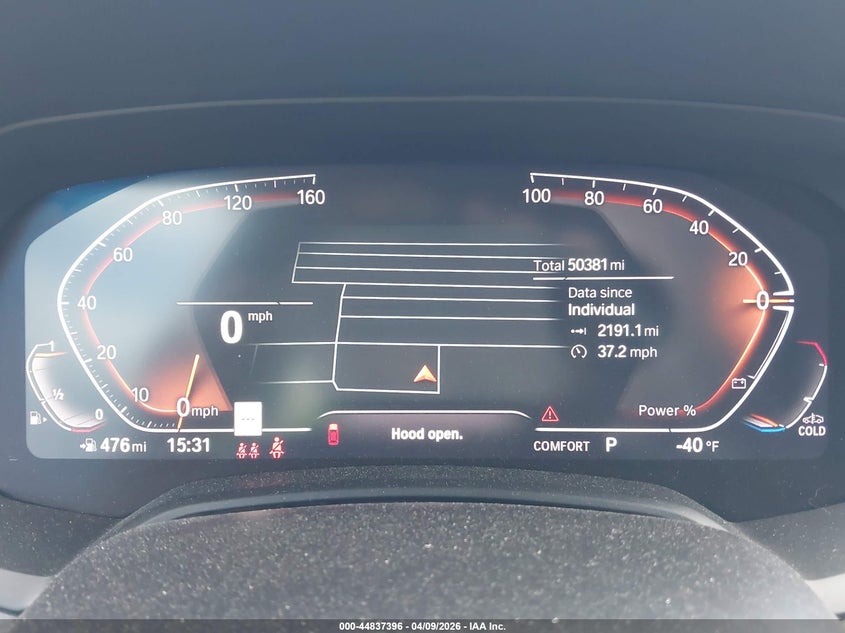 2021 BMW X7 xDrive40I VIN: 5UXCW2C03M9F19100 Lot: 44837396