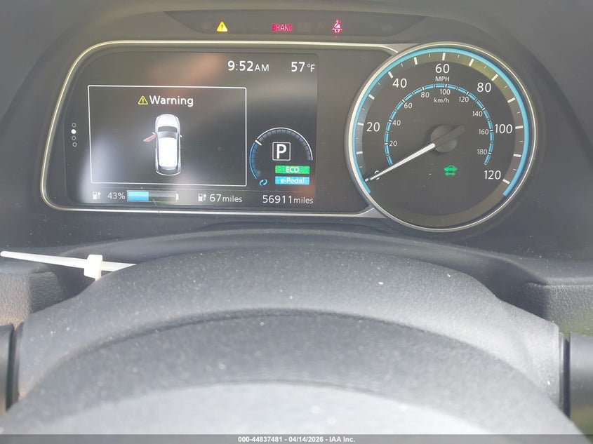 2019 Nissan Leaf S VIN: 1N4AZ1CP9KC320997 Lot: 44837481