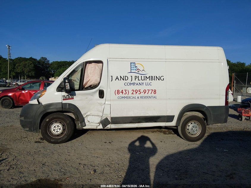 2017 Ram Promaster city 3.6 Ram Promaster 1500 High Roof 136 Wb white Lot 111044837534 Vin 3C6TRVBG3HE542679