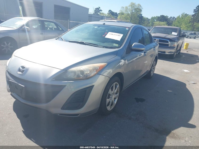 Vin: jm1bl1ugxb1901595, lot: 45334857, mazda mazda3 i sport 20112