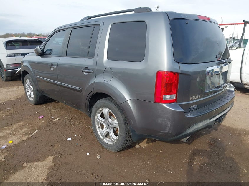 2013 Honda Pilot 3.5 Ex-L grey Lot 111044837583 Vin 5FNYF4H54DB002205