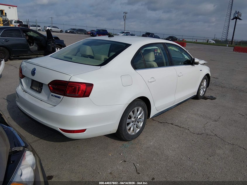 2014 VOLKSWAGEN JETTA HYBRID auction photo 4