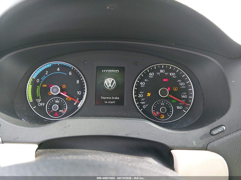 2014 VOLKSWAGEN JETTA HYBRID auction photo 7
