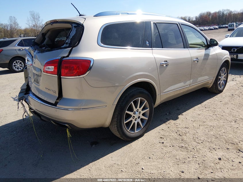 2015 Buick Enclave 3.6 Leather gold Lot 111044837622 Vin 5GAKVBKD6FJ141441