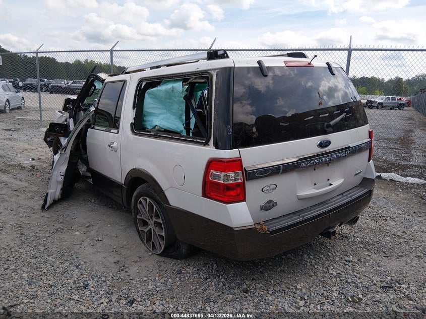 1FMJK1HT4HEA65690 2017 Ford Expedition 3.5 El King Ranch white