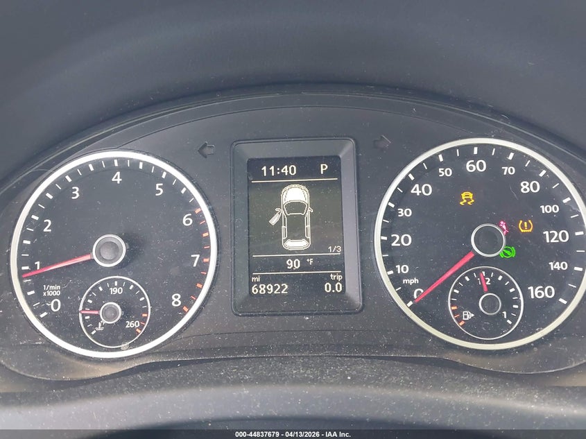 2013 Volkswagen Tiguan S VIN: WVGAV3AX0DW567066 Lot: 44837679