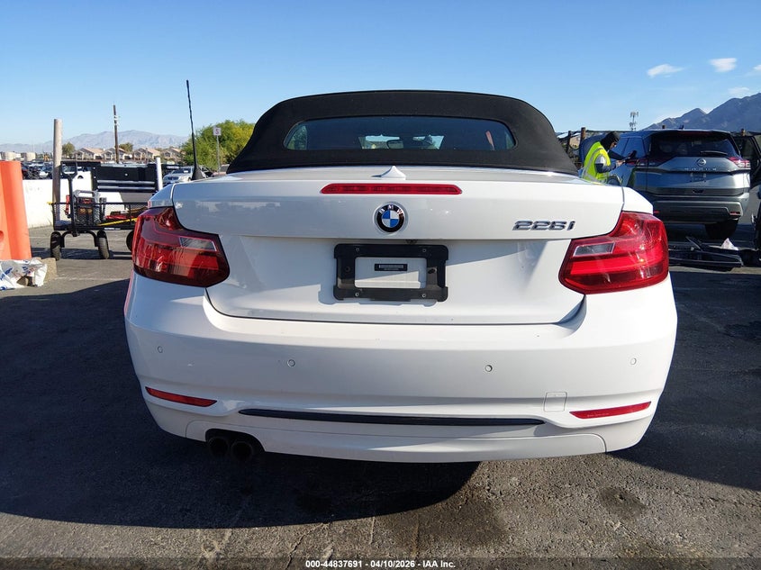 2016 BMW 228I VIN: WBA1K9C51GV322604 Lot: 44837691