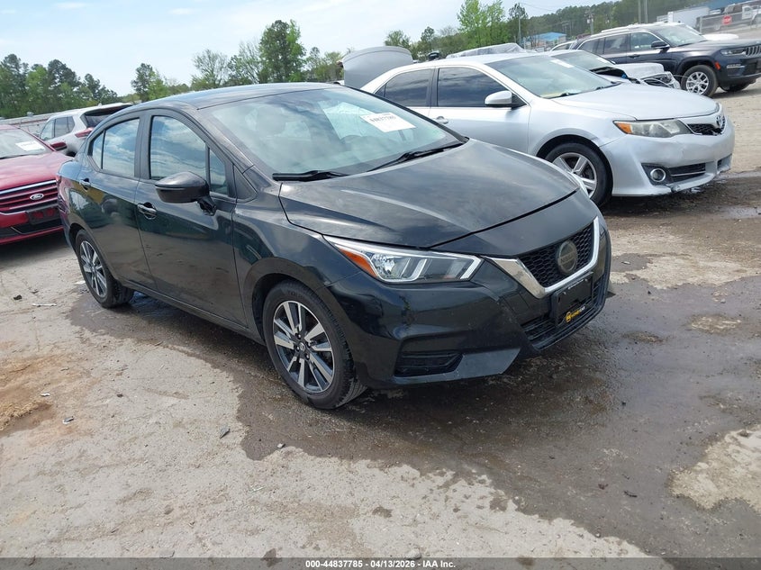 2020 Nissan Versa 1.6 Sv Xtronic Cvt black Lot 111044837785 Vin 3N1CN8EV7LL866287