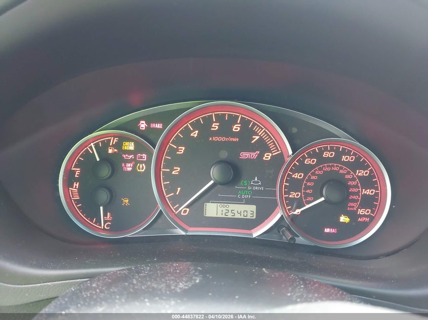 2008 Subaru Impreza Wrx Sti VIN: JF1GR89628L826830 Lot: 44837822