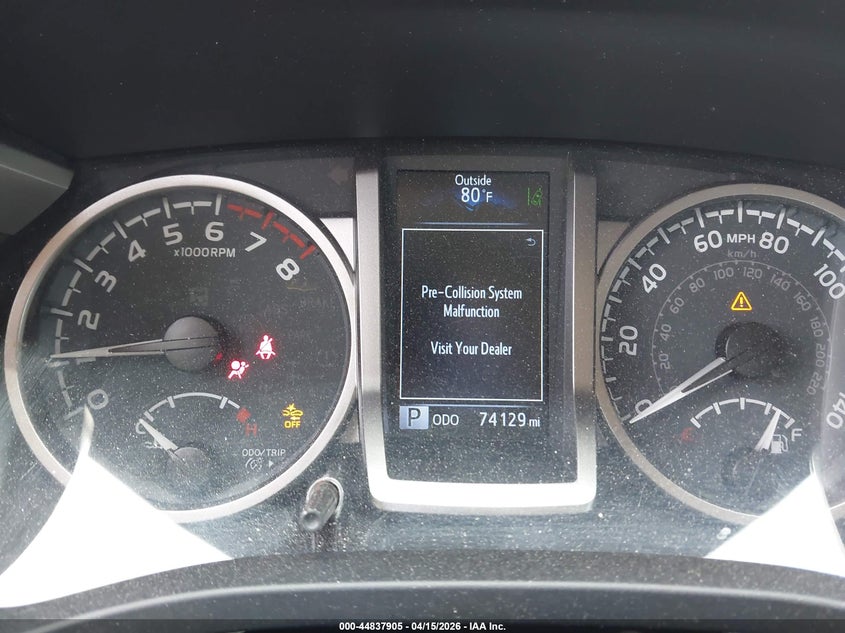 2022 Toyota Tacoma Sr5 V6 VIN: 3TYCZ5AN6NT065728 Lot: 44837905