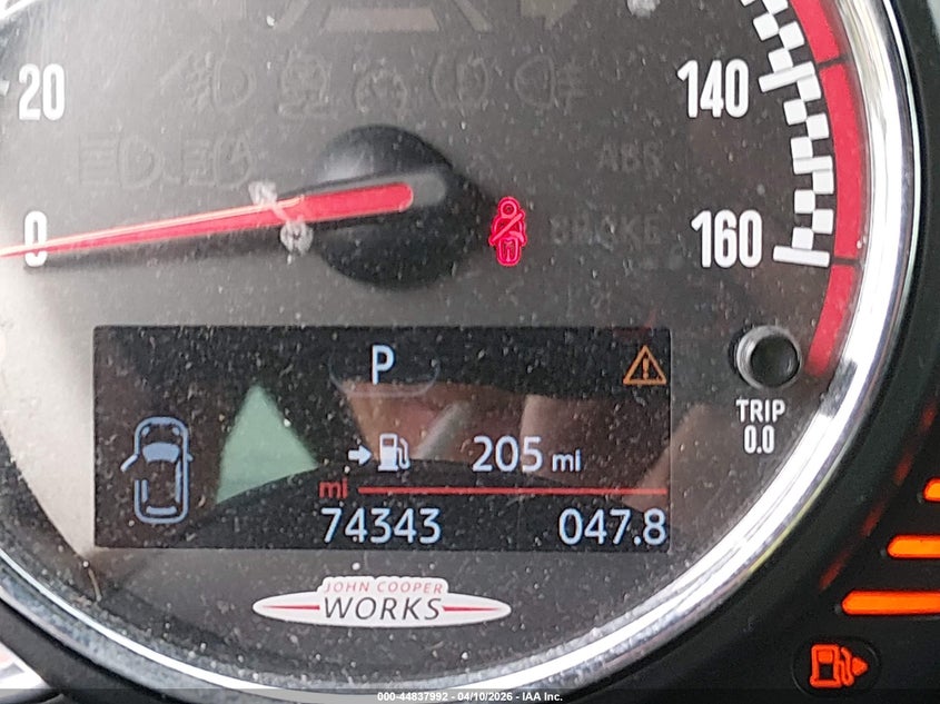 2017 Mini Hardtop John Cooper Works VIN: WMWXM9C39HT998816 Lot: 44837992