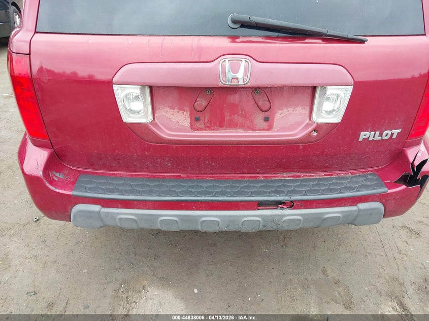 2003 Honda Pilot Ex VIN: 2HKYF18423H501719 Lot: 44838006