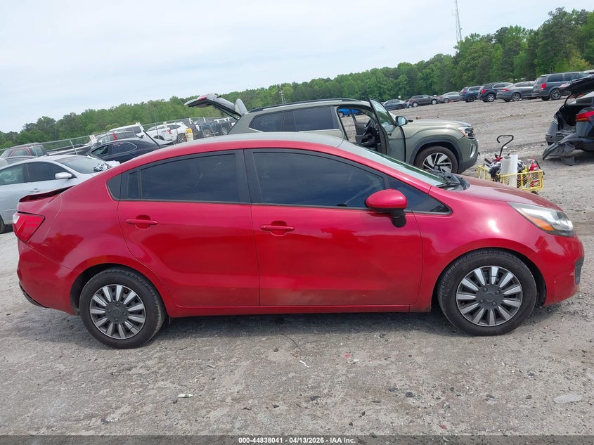 2014 Kia Rio Lx VIN: KNADM4A31E6377878 Lot: 44838041