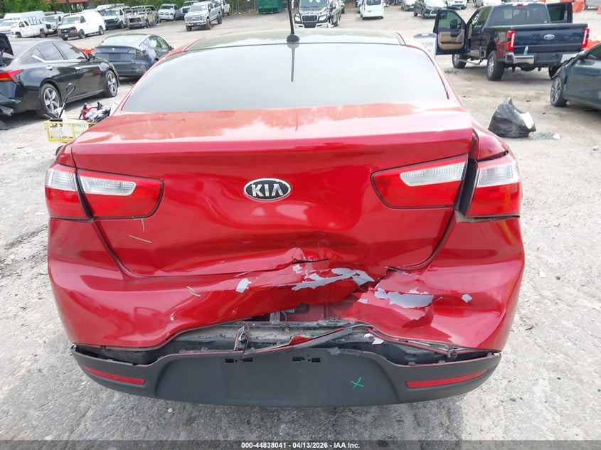2014 Kia Rio Lx VIN: KNADM4A31E6377878 Lot: 44838041