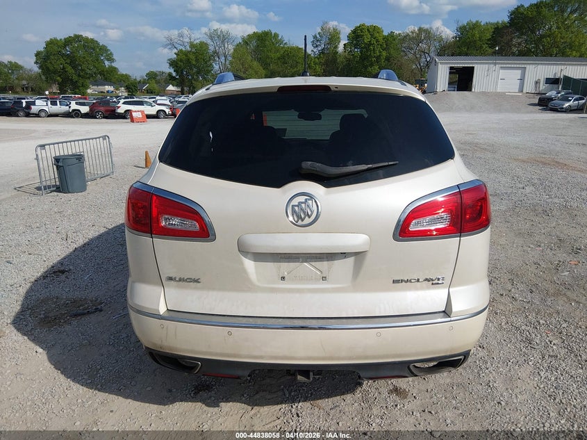 2015 Buick Enclave 3.6 Leather white Lot 111044838058 Vin 5GAKVBKD9FJ300128