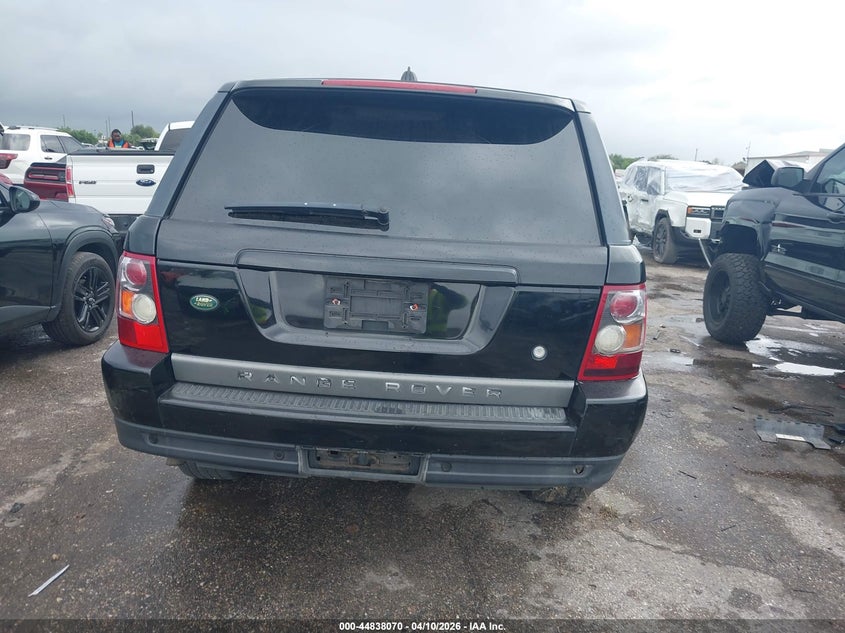 2008 Land Rover Range Rover Sport Hse VIN: SALSK25468A186197 Lot: 44838070
