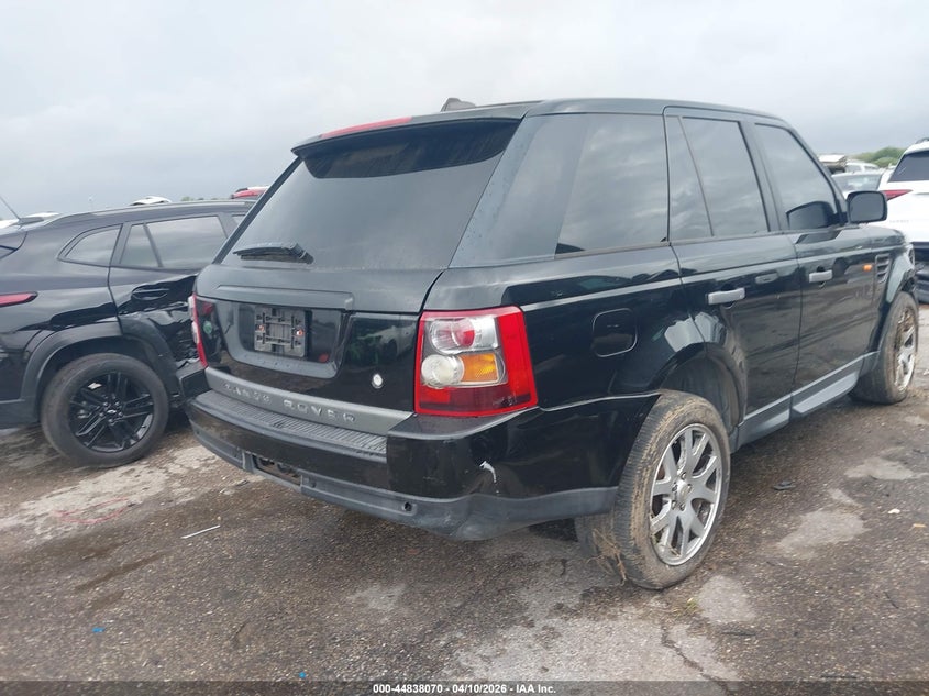 2008 Land Rover Range Rover Sport Hse VIN: SALSK25468A186197 Lot: 44838070
