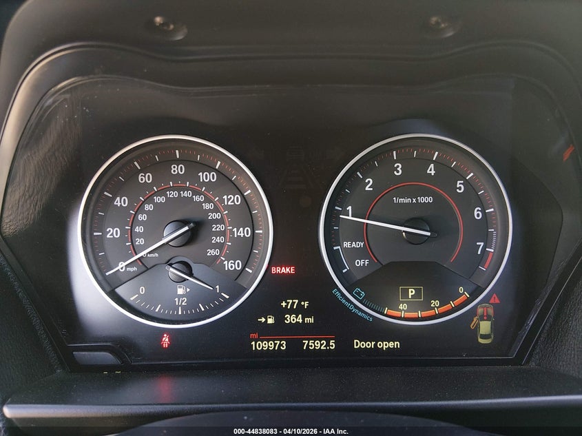 2015 BMW 228I VIN: WBA1G9C57FVX96606 Lot: 44838083