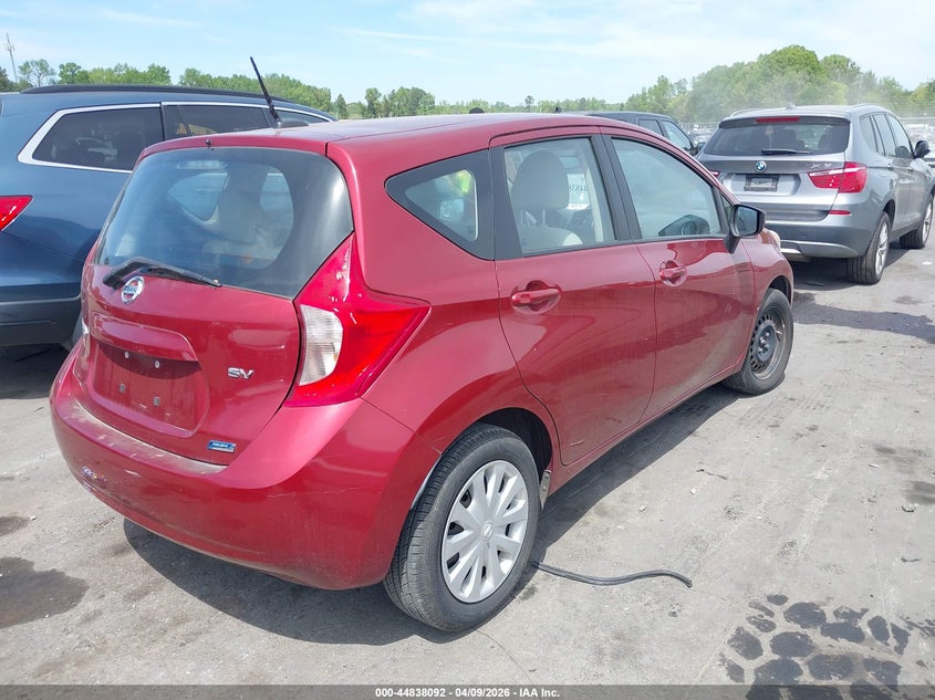 2016 Nissan Versa Note S (Sr)/S Plus/Sl/Sr/Sv