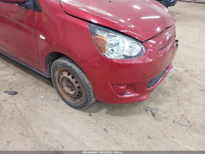 2015 Mitsubishi Mirage De/Rf VIN: ML32A3HJ3FH004156 Lot: 44838093