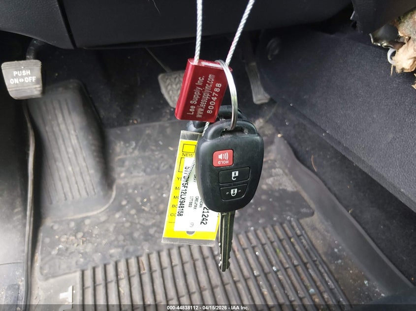 2020 Toyota Tundra Sr5 VIN: 5TFDY5F12LX948158 Lot: 44838112