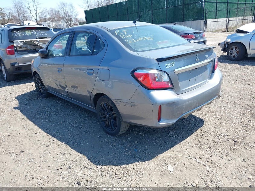 2022 Mitsubishi Mirage 1.2 G4 Black Edition grey Lot 111044838136 Vin ML32FUFJXNHF04360
