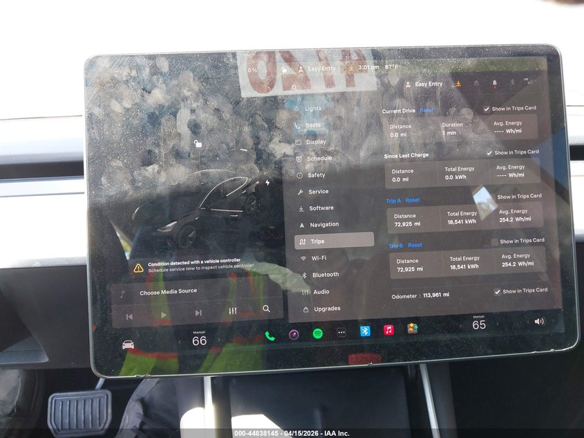 2018 Tesla Model 3 Long Range/Mid Range VIN: 5YJ3E1EA4JF078225 Lot: 44838145