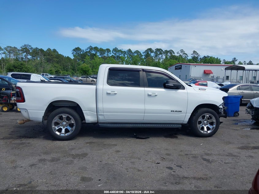 2021 Ram 1500 3.0 Ram Big Horn 4X4 5'7 Box white Lot 111044838190 Vin 1C6SRFFM3MN572790