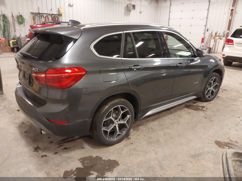 2017 BMW X1 2.0 xDrive28I grey Lot 111044838252 Vin WBXHT3C38H5F76361