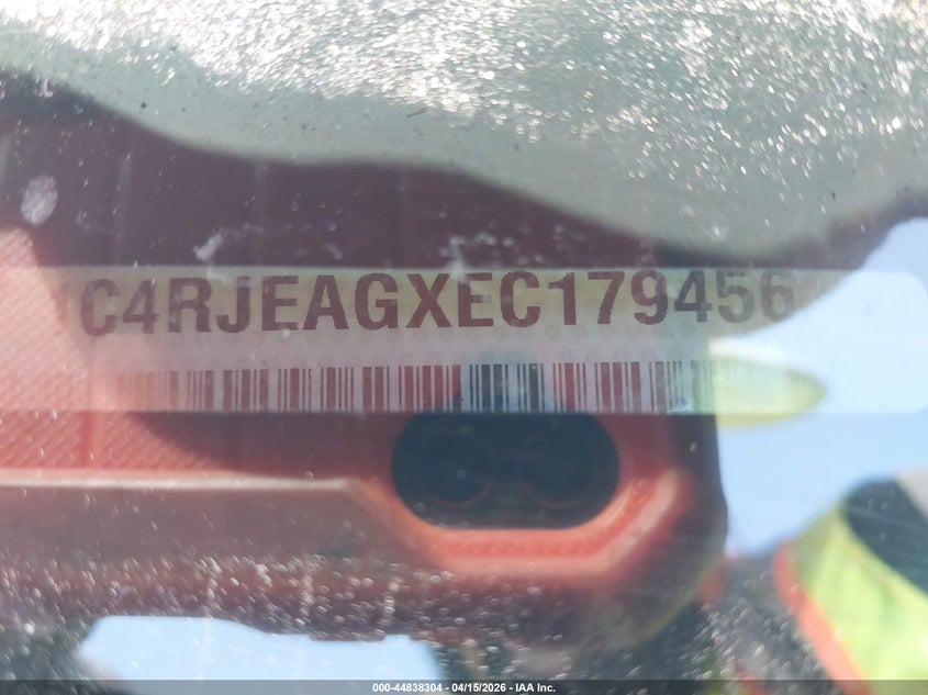 2014 Jeep Grand Cherokee Laredo VIN: 1C4RJEAGXEC179456 Lot: 44838304