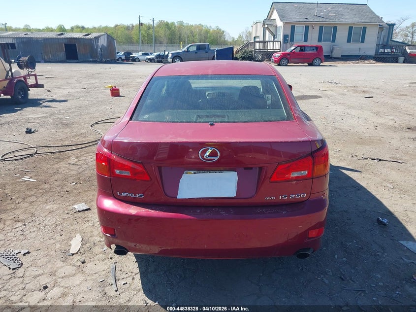 2006 Lexus Is 250 VIN: JTHCK262062008395 Lot: 44838328